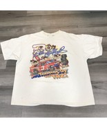 Vtg Dale Earnhardt T shirt Size XL Teaming Up With Taz Nascar 2000 - £44.21 GBP