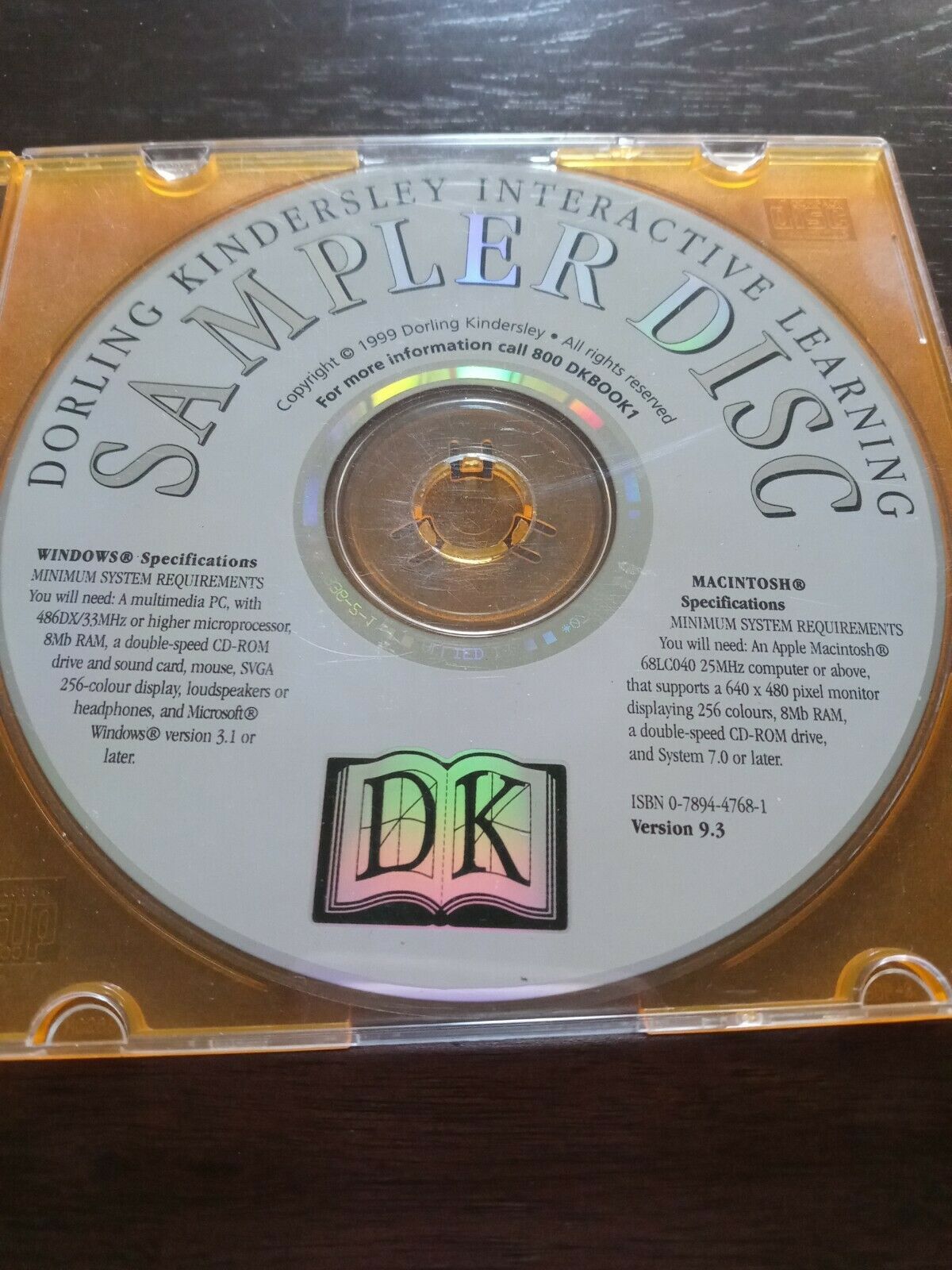 Dorling Kindersley Interactive Learning Sampler Disc CD ROM - $178.08