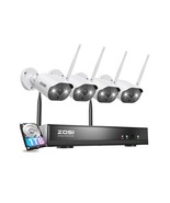 2K Wireless Security Camera System,2K H.265+ 8Ch Nvr With 1Tb Hard Drive... - £222.02 GBP