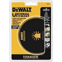 DEWALT DWA4211 Oscillating Titanium Nitride Coated Semicircle Blade, Black - £29.36 GBP