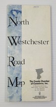 *L1) Vintage 1993 North Westchester County New York Foldable Pocket Road... - $9.89