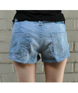 True Religion Adrianna Jean Shorts Blue 26 Womens - $42.10 CAD