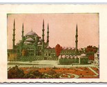 Sultan Ahmet Mosque Turkey Istanbul Constantinople 1919 Continental Post... - $5.89