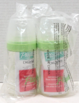 Playtex Nurser Bottles Drop-Ins Liners 4oz Bottles (2 Bottles ) Green - $18.69