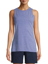 Athletic Works Ladies Athleisure Striped Tunic Tank Blue Size S - £19.97 GBP