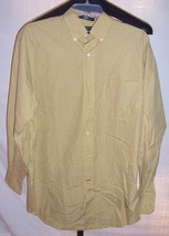 NWT Daniel Cremieux Classics Yellow and black Box check Shirt Mens Size ... - $24.74