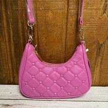 SKINNYDIP LONDON Miya Pink Studded Faux Leather Crossbody Bag - $418.80 MXN