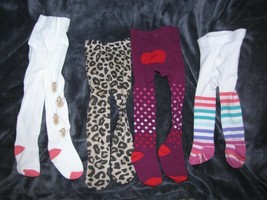 BABY GIRL 6-12 TIGHTS LOT OLD NAVY TCP THE CHILDRENS PLACE GYMBOREE LEOP... - £17.85 GBP