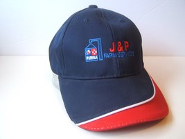 J&amp;P Farm Services Purina Hat Dark Blue Hook Loop Baseball Cap - $15.36