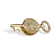 ARMY A SOLDIER HOLDS THE KEY TO MY HEART PIN - £11.34 GBP