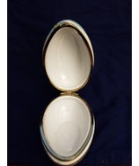 Lefton Decorated Porcelain Egg Jewelry Trinket Box XA-8068 - £4.73 GBP