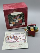 Ornament Hallmark Donald&#39;s Surprising Gift #1 Archives Series 1997 QXD4025 China - £6.86 GBP