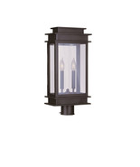 Livex 2 Light Outdoor Post Head in Bronze - $1,330.16 CAD