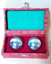 Vintage Asian Sounding Balls in Original Silk Box for Relaxing Hands - £23.80 GBP