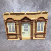 Playmobil Victorian Mansion 5300 Wall w/ Wallpaper &amp; Door Replacement-Yellowing - £5.39 GBP