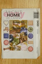 2450 McCalls Home Decorating Vintage Craft Sewing Pattern Specialty Pillows - $9.89