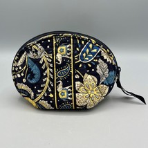 Vera Bradley Small Clutch Cosmetic Bag 7&quot;x5&quot;x3&quot; Ellie Blue Elephant Pattern 2012 - £10.17 GBP