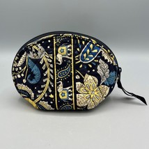 Vera Bradley Small Clutch Cosmetic Bag 7&quot;x5&quot;x3&quot; Ellie Blue Elephant Pattern 2012 - £10.26 GBP