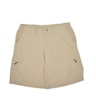 Patagonia Shorts Mens 36 Khaki Nomader Nylon Stretch Hiking Zip Cargo Pockets - £26.37 GBP