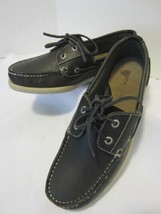 New Rockport Navy Leather Sailing Yachting Boat Shoes Loafers Womens 5.5M - $46.52