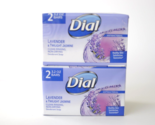 Dial Lavender Twilight Jasmine Antibacterial Deodorant Soap 2 3.2 oz Bar... - $14.00