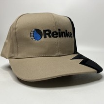 Reinke Manufacturing Deshler Nebraska Canvas Strapback Trucker Farmer Ha... - £16.00 GBP