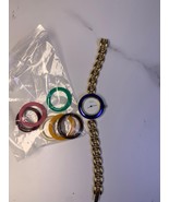Gucci gold tone watch bezel 7 color  - 130525 - $270.40 CAD
