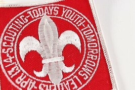 Vtg Scouting Today&#39;s Youth Tomorrows Leaders Boy Scouts America BSA Camp Patch - £9.13 GBP