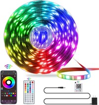 QZYL LED Lights for Bedroom, 25FT RGB LED Strip Lights with 44 Keys IR R... - $405.63 MXN