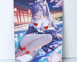Keqing Waifu Card Anime Girl Spa Day Wall Art Oversized Board A5 - $22.76