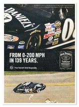 Jack Daniel&#39;s Whiskey NASCAR Chevy Monte Carlo 2006 Full-Page Print Magazine Ad - £7.74 GBP