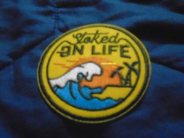 Stoked On Life Embroidered Patch Iron On - £3.82 GBP