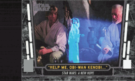 Star Wars 40th Anniversary Trading Card 2017 #22 Help Me, Obi-Wan Kenobi - £0.94 GBP