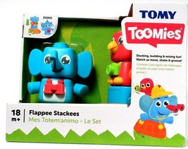 1 Tomy Toomies Flappee Stackees Stacking Building Mixing Moves 18 Months and Up