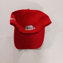 Haiti Flag Men's Back Strap Red Cotton Blend Baseball Cap Hat image 15