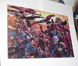 Dark Avengers Poster #23 v Avengers Spider-Man Cage Venom Iron Patriot Billy Tan - £23.88 GBP