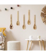 Halloween Witches Bamboo Spoons, Large Engraved Kitchen Spatula, Cooking... - $372.62 MXN