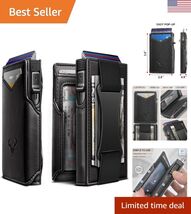 Men Wallet Gift Boxed,Slim Front Pocket Wallet Money Clip Card Holder 3.... - $68.29