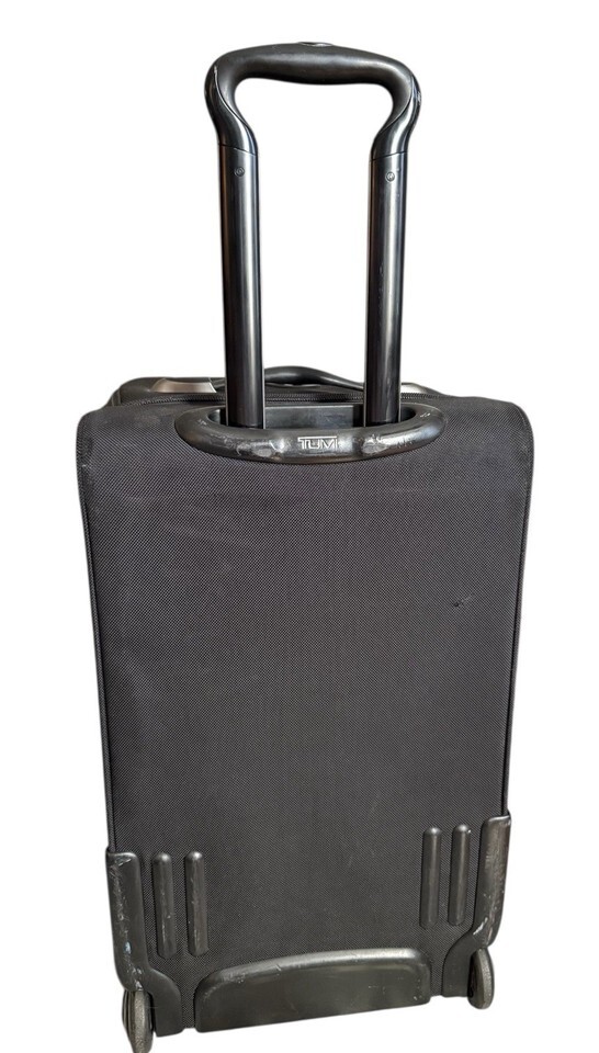 22” TUMI Alpha G4 Carry-On Bag Suitcase Luggage Garment Black Nylon 22034D4 VGUC Item image 5