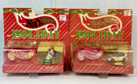 LOT OF 2 Hot Wheels 1995 Holiday Premiere Series- Green T Bucket &amp; Chrom... - $19.80