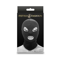 Fetish &amp; Fashion Eyes &amp; Mouth Hood Black - £20.50 GBP