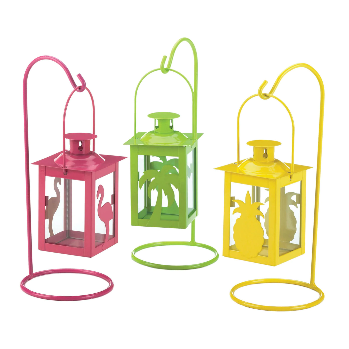 Set of 3 Tropical Mini Lanterns - $25.35