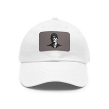 Ringo Starr Dad Hat with Leather Patch, Vintage, 100%, Personalized, Black and W - £16.93 GBP