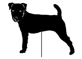 Jack Russell Terrier Garden Stake or Wall Hanging / Garden Art / Pet Memorial /  - £41.78 GBP