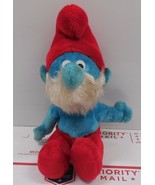 1979 Wallace Berrie Peyo 10&quot; Papa Smurf Plush Toy - $14.22