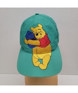 Vintage Disney Store Winnie The Pooh Embroidered Snapback Blue Green Hat... - $20.59 CAD