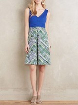NWT $148 Anthropologie Ardmore Dress Size 2 Green Motif By HD In Paris - $39.99