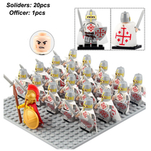 Sergeants of Knights Templar with Weapons Army Set 21 Minifigures Lot - £17.30 GBP