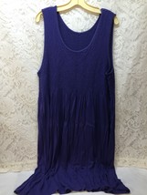 Womens Girls Tank Top T-Shirt Summer Dress Purple - £6.22 GBP