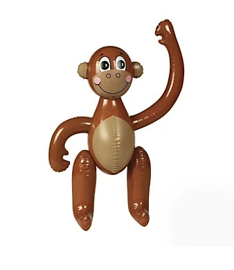Inflatables Pvc Inflatable Monkey Children Cartoon Toy Simulation Animal Model - £15.14 GBP